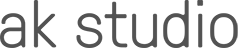 AK Studio's retina logo
