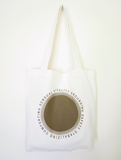 taupe ray tote bag